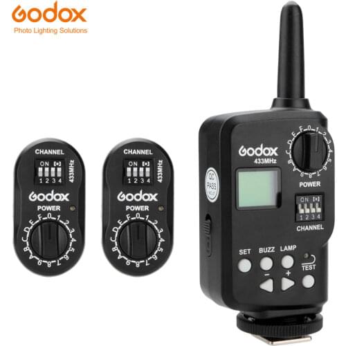 Godox FT-16 Wireless Power Controller Remote Flash Trigger + 2x FTR-16 Receiver for Godox Witstro AD180 AD360 Speedlite Flash