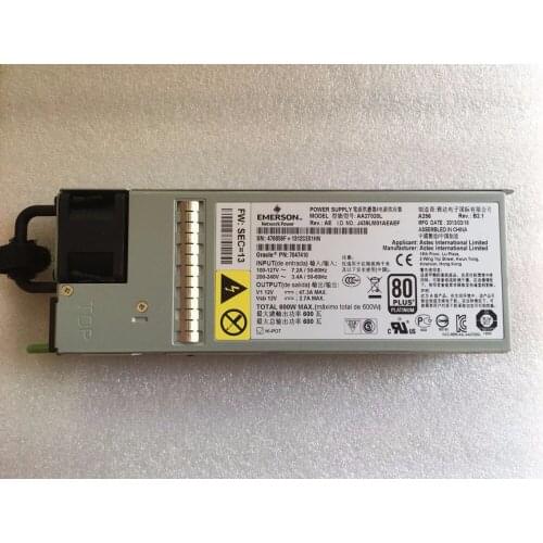 AA27020L 7047410 600W Power Supply for X3-2 Sun Fire X4170M3 tested working