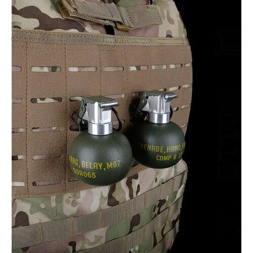 Tactical Dummy Grenades BB Holder Storage Container M67 Frag Gren Model Plastic Military Airsoft Shooting Accessories