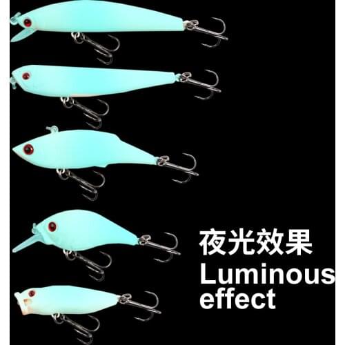 LUSHAZER 5pcs/lot MinnowpencilVIBcrankbait PopperFishing LureHard BaitPescaFishing tackle