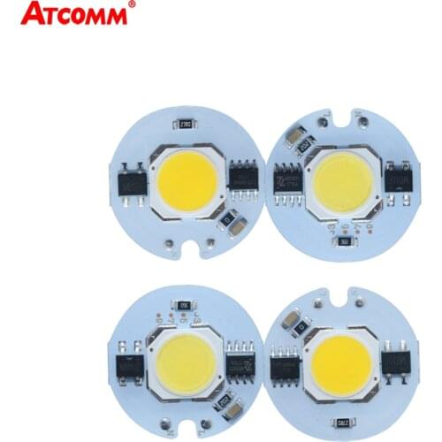 3W 5W 7W 9W LED Diode Matrix Spotlight 110V 220V Input Smart IC High Lumen No Flicker COB LED Lamp Floodlight 4 Pieces/Lot