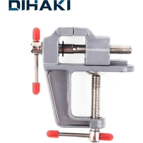 Table Vise Bench Clamp Heavy-Duty Aluminum Alloy 30MM 35MM Opening for Craft Jewelers Engraving Hobby Woodworking Tool Multitool