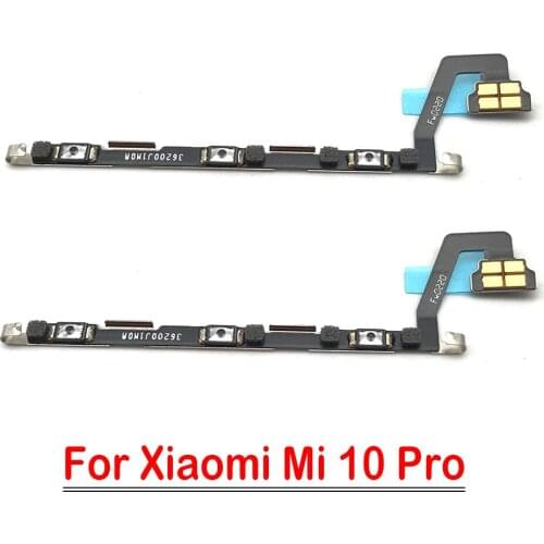 New For Xiaomi Mi 10T / Mi 10 Pro / Mi 10 Lite / Mi Note 10 Pro Power Switch On/Off Button Volume control Key Button Flex Cable