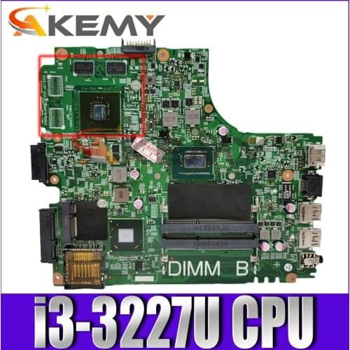 Original Laptop motherboard For DELL Inspiron 3421 Mainboard 12204-1 CN-0TNKT0 0TNKT0 SR0XF i3-3227U N13M-GSR-B-A2