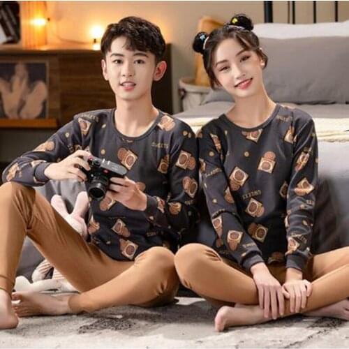 Teens Pijamas Long Sleeve Cotton Pyjamas Kids Clothes Sets Cartoon Big Boy Sleepwear Cute Pajamas For Girls 10 12 14 16 18 Years