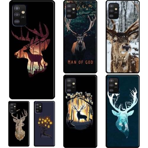 STUNNING DEER Animal Case For Samsung A71 A51 A31 A11 A72 A52 A42 A32 A12 A21S A20e A10 A20 S A30 A40 A50 A70