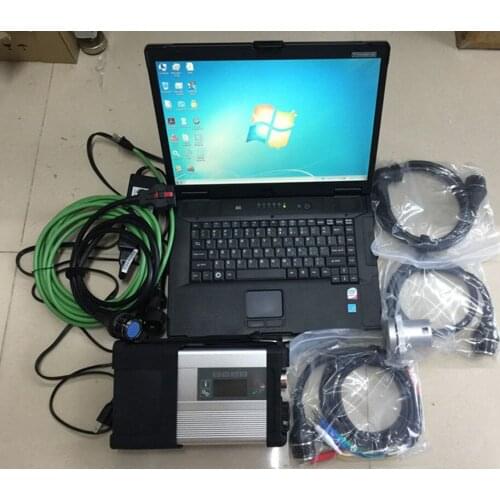 2020 MB Star C5 SD Connect sd c5 with Laptop cf52 (4g) Diagnosis Software SSD hdd 2020.12v DAS/DTS for Mb Star C5 Cars & Trucks