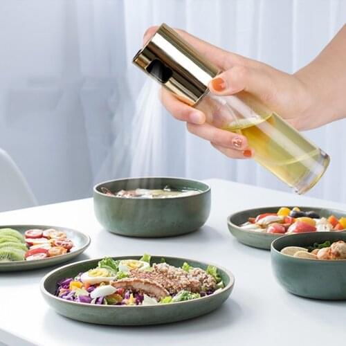 Stainless Steel Olive Oil Spray Bottle Kitchen Gadgets Portable Oil Pot Sprayer BBQ Cookware Tools Household Accessories Sets