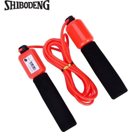 Jump Ropes With Counter Sports Fitness Crossfit Adjustable Fast Speed Counting Jump Skip Rope Skipping Wire Calories 5013
