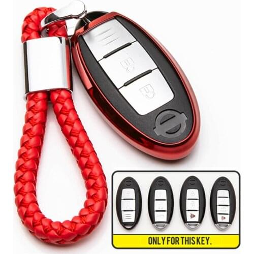 TPU Car Key Protector Cover Case For Infiniti FX35 EX25 EX35 EX37 QX60 QX50 QX70 FX G25 G37 Key Smart Holder Keyring Accessories