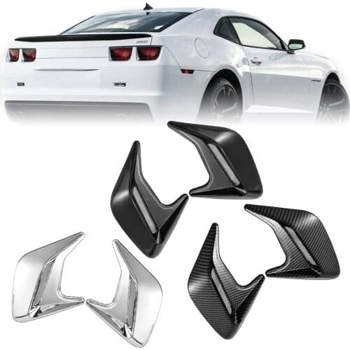 Universal Car Accessories Side Air Flow Intake Scoop Bonnet Simulation Vent Cover Hood Decorative Trim 1Pair