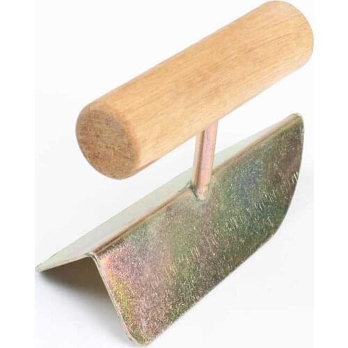 Inner Outer Plaster Throwel Corner Building Carbon Steel Wooden Handle Home DIY Hand Tools