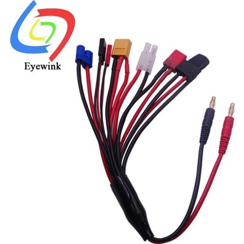 B6 charging cable TRX XT60 T plug in male connector Tiangong plug in 4.0 banana connector / balanced charging cable