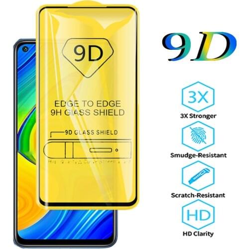 On Redmi Note 9 Protective Glass For Xiaomi Redmi Note 9 S Pro Tempered Glass Xiomi Redm Not 9Pro Screen Protector 9D Full Glue