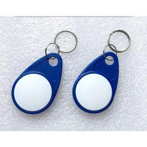 100pcs RFID key fobs 13.56MHz proximity NFC tags 215 keyfob tag for all nfc products
