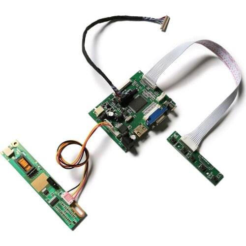 1024*768 1-CCFL VGA 2AV for LP150X1/LP150X2/LP150X04 controller drive board DIY kit 20 Pin LVDS screen LCD monitor