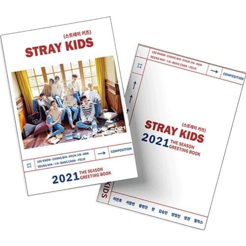 Kpop Stray Kids New Album Photobook Season Greeting Book Drawing Books Picture Collection Fans Gifts