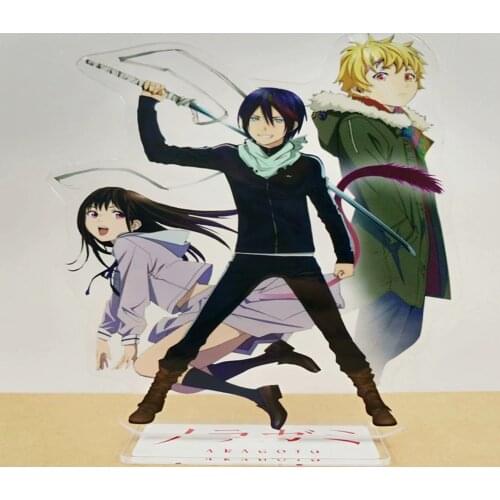 Anime Noragami Acrylic Stand Figure Nora Iki Hiyori Desktop Decoration Collection Model Toy Gifts