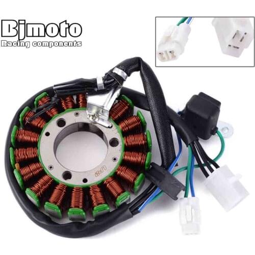 BJMOTO Engine Stator Coil For Suzuki LTZ250 Quadsport Z250 LTF250 Ozark 250 Ignition Generator Magneto Charging Stator Coils