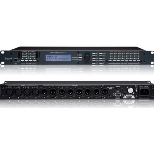 4Input 8Output Digital Audio Processor 4.8SP Professional DSP Matching With Audio Mixer And Line array speakers