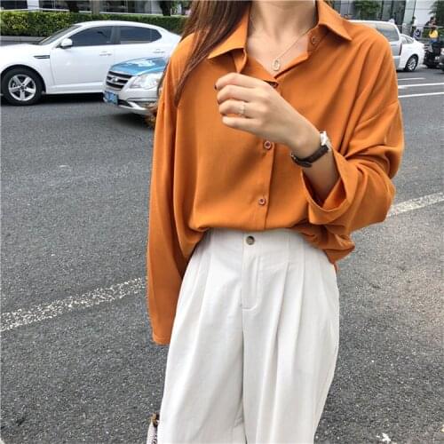 Cheap wholesale 2019 new Spring Summer Autumn Hot selling womens fashion casual ladies work Shirts MW105