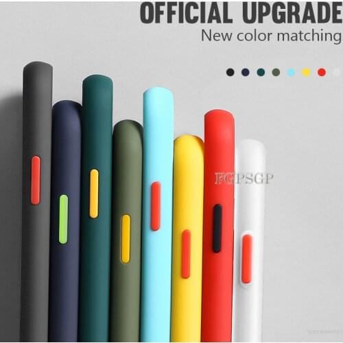Dual Color Matte Case Cover for Samsung M30S A10 A10S S20 FE M21 A30S A30 A20 A40 A50 A70 A51 A71 A01 A21s A41 PC+ Soft TPU Capa