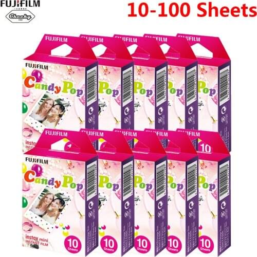Fujifilm Instax Mini 10-100 Cartoon Instant Photo Paper cartoon Instant Paper Film For Fuji Instax Mini 8 9 70 7s 50s 50i 90
