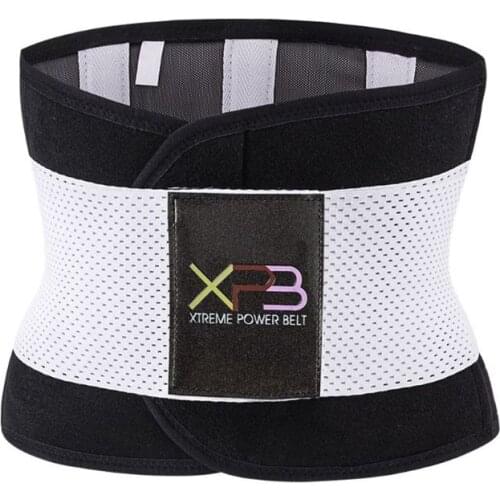 Sweat Belt Shaping Latex Waist For Women Firm Modeling Body Shaper Corset Slim E65F