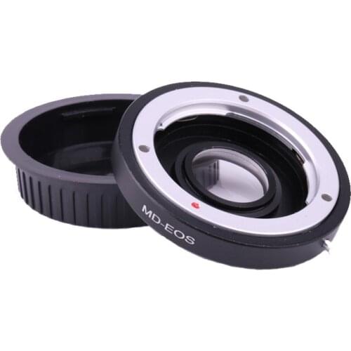 Lens Mount Adapter Ring for Minolta MD Lens to Fit for Canon EOS EF Camera Focus Infinity Lens Adapter Ring with Corrective Lens