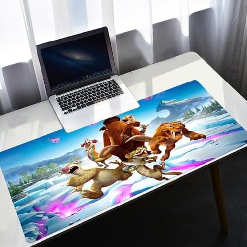 Cool Anime Mouse Pad Ice Age Gamer Pc Accessories Gaming Mouse Pad Deskmat Deskpad Large Keyboard Mat Mausepad Mousepad Anime