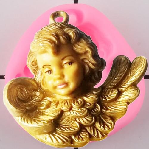 Angel Wings Silicone Molds Chocolate Candy Mold DIY Cupcake Topper Fondant Cake Decorating Tools Soap Candle Clay Jewelry Moulds