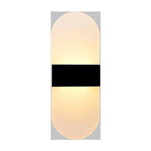Led Acrylic Wall Lamp AC85-265V Long warm white Bedding Room Living Room Indoor wall lamp