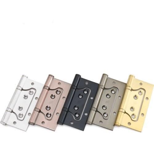 Multiple Choice Stainless Steel Mother-hinge 4-inch Black Mute Bearing Door Solid Wood Door Slotted Hinge