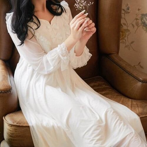 Fashionable Women Long Evening Gown Formal Dresses O-Neck Chiffon Lace Ankle Length Slim Fit Prom Long Dress Nightdress