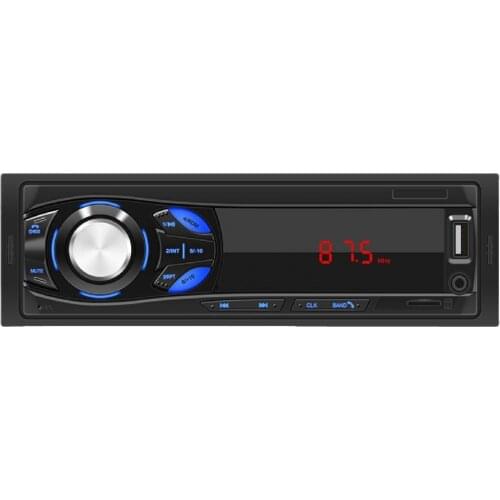 1044 In-dash Multifunctional MP3 Multi-media Player Handsfree Bluetooth LED Screen MP3 TF U Disk FM Car Radio Player for 12V