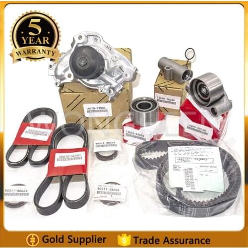 10PCS Timing Belt Kit 16100-29085 13568-29025 13505-20030 16100-29085 Fit For Lexus Es300 Es330 Toyota Camry Sienna 3.0 & 3.3 L