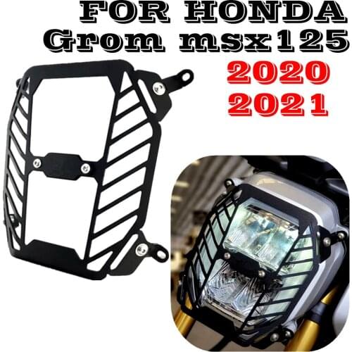 The new motorcycle Front cover headlight shield grill case guard for HONDA MSX125 Grom 2020 2021