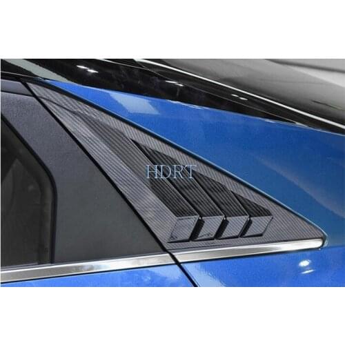For HYUNDAI ELANTRA Side Louvers Cover ABS Panel Window Vents Trim Scoops Spoiler auto accessories car styling 2021 2022