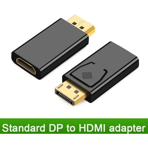 DisplayPort V1.2 to HDMI-Compatible Adapter Converter Display Port Male DP to Female HD TV Cable Video Audio For PC TV Projector