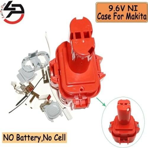 Laipuduo NI-MH NI-CD Rechargeable Battery for Makita 9.6v case Plastic Shell( Box No Cells Inside)