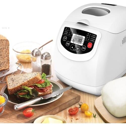 220V Full-automatic Electric Multifunctional Bread Machine Bread/Yogurt /Cake /Steamed Bread Maker Dough Mixing Dough Fermenting