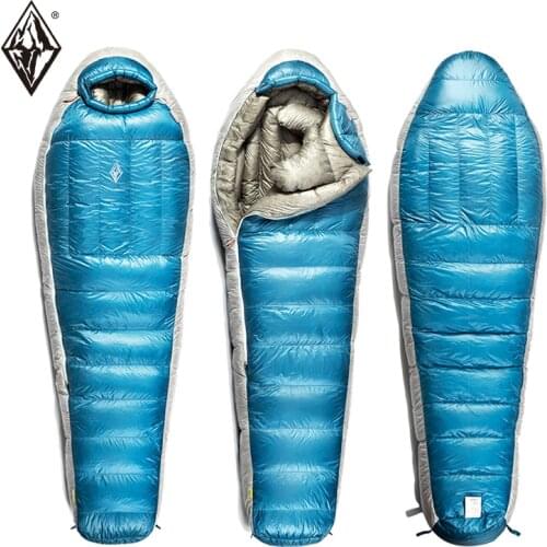 Blackice Outdoor Camping Down Sleeping Bag Z series Winter Adult FP800 Light Weight 95% Goose Down Mummy Sleeping Bag