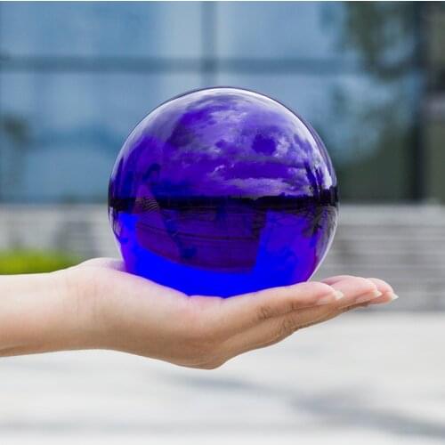 Photography Glass Crystal Ball 80mm 100mm Sphere Photography Photo Shooting Props Lens Clear Round Artificial Ball Decor Gift