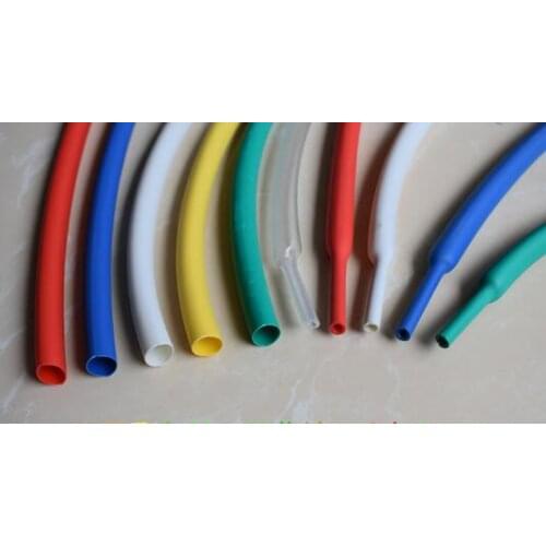 1 Meter/lot 2:1 1 2 3 5 6 8 10mm Diameter Heat Shrink Heatshrink Tubing Tube Sleeving Wrap Wire Sell DIY Connector Repair