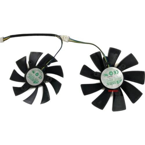 87MM GA92S2H 100MM GAA8S2U 4Pin GPU Cooler Fan For ZOTAC GTX 1070 Ti MINI HA 1080 Ti MINI Dual Graphic Card Cooling Fan