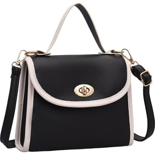 Wild Female Bag Trendy Korean Version Messenger Bag Retro Solid Color Small Square Bag 2021 New Simple Crossbody Shoulder Bags