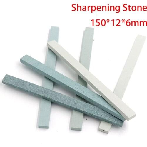 1Pcs 150x12x6 Knife Sharpener Sharpening Stone Green Silicone Carbide Oil Fine Polish Grinding Jade Ceramic Grit Whetstone