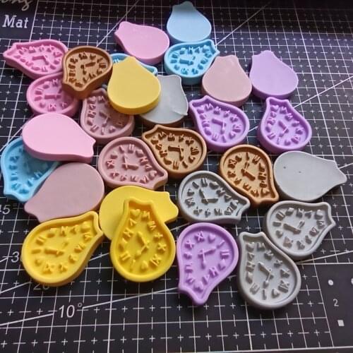 1pcs/lot resin flat back colorful watch cartoon 31mm fairy garden gnome moss terrarium decor crafts bonsai home DIY