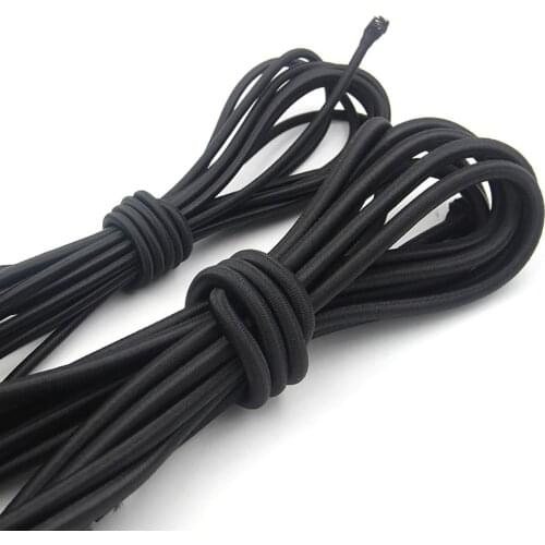 10 meters. Elastic ropes. Round elastic binding ropes. Elastic rope. Coarse rubber band. Black ropes