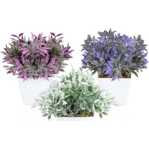 3'lü Set artificial in Dusty Bath flower decoration artificial flower искусственный цветок